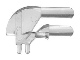 DIALIGHT 515-1114F 光管, 17.8 mm, 2 光管, 圆形,带圆顶, PC 板,压合, 透明, Optopipe 515 Series