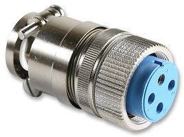 JAEGER 530773006 圆形连接器, Sealed Circular Connector, Weatherproof系列, 面板安装插头, 4 触点, 焊接引脚