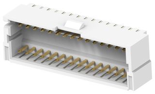TE CONNECTIVITY 5-2394521-3 引脚针座, 自然色, 线至板, 1.5 mm, 2 排, 30 触点, 表面安装直角