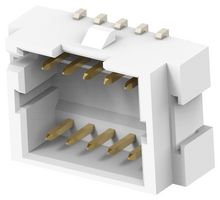 TE CONNECTIVITY 5-2394520-1 引脚针座, 自然色, 线至板, 1.5 mm, 2 排, 10 触点, 表面安装直型