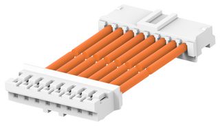 TE CONNECTIVITY 2405418-1 连接电缆, CN1 连接器至 CN2 连接器, 8 路, 2 mm, 1排, 300 mm, 11.8 "