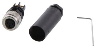 LUMBERG AUTOMATION RKMCK 3 传感器连接器, M8, 母, 3路, 螺丝插座, 直形线缆安装