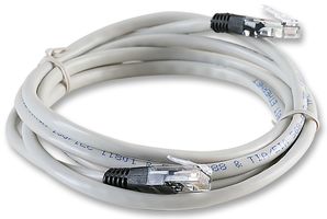 MULTICOMP PRO MP009271 以太网电缆, UTP, 跳线, Cat5e, RJ45插头至RJ45插头, 灰色, 2 m