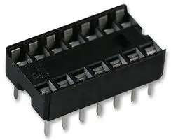 TE CONNECTIVITY 1-2199298-3 IC & Component Socket, 14 Contacts, DIP Socket, 2.54 mm, 7.62 mm, Phosphor Bronze