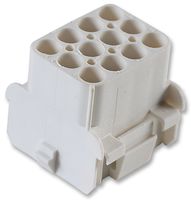 AMP - TE CONNECTIVITY 926681-3 Connector Housing, Universal MATE-N-LOK, Receptacle, 12 Ways, 6.35 mm