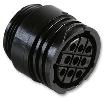TE CONNECTIVITY - AMP 211769-3 圆形连接器, 圆形电源连接器, CPC 1系列, 电缆安装插座, 9 触点, 压接插座-无触芯, 螺纹