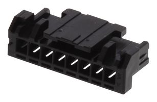 MOLEX 505570-0301 Connector Housing, Black, Micro-Lock Plus 505570 Series, Receptacle, 3 Ways, 2 mm