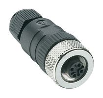 LUMBERG AUTOMATION RKC 4/9 传感器连接器, RKC Series, M12, 母, 4路, 螺丝插座, 直形线缆安装
