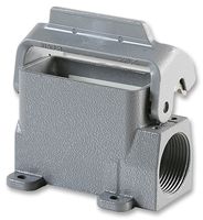 HARTING 09 20 010 0252 连接器后盖, 外壳, 标准Han连接器, 10A, 90°, 金属主体