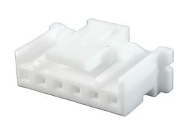 MULTICOMP PRO MP013302 连接器外壳, 白色, MP W2B LOCK 2MM, 插座, 6 路, 2 mm, Multicomp Pro MP W2B LOCK 2MM系列线对板插座触点