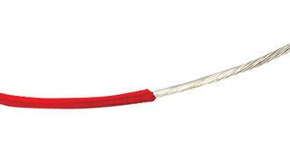 BELDEN 83029 0021000 Wire, Hook Up, Hi Temp, PTFE, Red, 18 AWG, 19 x 30AWG, 1000 ft