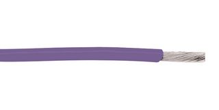 BELDEN 83029 007100 Wire, Hook Up, Hi Temp, PTFE, Violet, 18 AWG, 19 x 30AWG, 100 ft