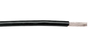 BELDEN 83003 0101000 Wire, Hook Up, Hi Temp, PTFE, Black, 24 AWG, 19 x 36AWG, 1000 ft
