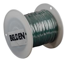 BELDEN 83005 005100 Wire, Hook Up, Hi Temp, PTFE, Green, 22 AWG, 7 x 30AWG, 100 ft