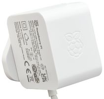 RASPBERRY-PI SC1153 电源,USB-C,5.1 V,5 A,白色,美国插头