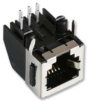 AMP - TE CONNECTIVITY 5555154-1 模块连接器, RJ25 插座, 1 x 1 (端口), 6P6C, Cat3, 通孔安装