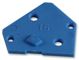 WAGO 236-400 End Cover, for Use with Terminal Blocks, Blue