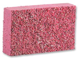 GARRYSON GARRYFLEX BLOCK 36 GRIT Cleaning Block, Rubber, P36, Wine, 19 mm x 76 mm x 50 mm