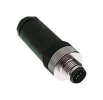 TURCK BS 8151-0/PG9 传感器连接器, 可现场接线, M12, 母, 5路, 螺丝插座, 直形线缆安装