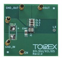 TOREX XCL105D331H2-EVB-01 评估板,XCL105D331H2-G,同步升压 DC-DC 转换器,电源管理