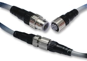 OMRON ELECTRONIC COMPONENTS XS5HD421G80F 传感器电缆, M12 插头, 自由线端, 4路, 5 m, 16.4 ft, XS5H Series