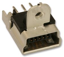 MOLEX 500075-1507 USB Connector, Mini USB Type B, USB 2.0, Receptacle, 5 Ways, Through Hole Mount, Vertical