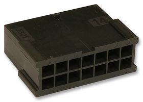 MOLEX 43020-1201 Connector Housing, Black, Micro-Fit 3.0 43020 Series, Plug, 12 Ways, 3 mm