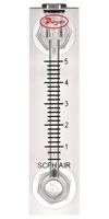 DWYER VFA-3 Air Flowmeter, 0.6SCFH to 5SCFH, 5%, 3.175mm, 10bar, VF Series Flow Meter