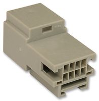 MOLEX 30968-1080. 连接器外壳, 灰色, H-DAC 64 30968 Series, 插头, 8 路, 2.54 mm, AMP 2-1419158-5 和 1-1419158-6 公压接端子