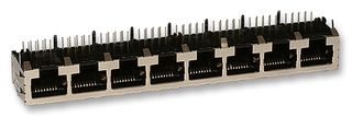 MOLEX 43223-8182 模块连接器, RJ45 插座, 1 x 8, (排路), 8P8C, Cat3, 通孔安装