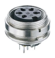 LUMBERG KGR 80 圆形连接器, Standard Circular Connector, KGR Series, 面板安装插座, 8 触点, PCB插座, 螺纹