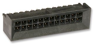 MOLEX 45280-2402 引脚针座, 电源, 3 mm, 2 排, 24 触点, 通孔安装, Micro-Fit 3.0 BMI CPI 45280