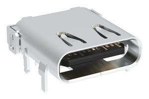 AMPHENOL COMMUNICATIONS SOLUTIONS GSB3CA11310DSHR USB Connector, Top Mount, USB Type C, USB 3.2, Receptacle, 24 Ways
