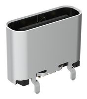 AMPHENOL COMMUNICATIONS SOLUTIONS GSB1CA11101DSHR 连接器, USB, 2行, USB C, USB 2.0, 插座, 16 路, 表面安装, 垂直