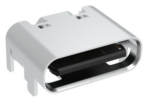 AMPHENOL COMMUNICATIONS SOLUTIONS GSB1C411111DS1HR 连接器, USB, 顶部安装,1行, USB C, USB 2.0, 插座, 16 路, 表面安装, 直角型