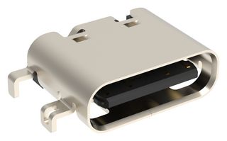 AMPHENOL COMMUNICATIONS SOLUTIONS GSB1C4621DSHR 连接器, USB, 中部安装,1行, USB C, USB 2.0, 插座, 16 路, 表面安装, 直角型