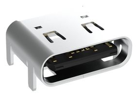 AMPHENOL COMMUNICATIONS SOLUTIONS GSB1C4111DYHR 连接器, USB, 顶部安装,1行, USB C, USB 2.0, 插座, 16 路, 表面安装, 直角型