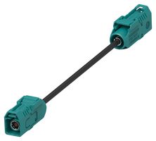TE CONNECTIVITY 2081376-1 RF / Coaxial Cable Assembly, 11.8 ", 300 mm, RG174LL, FAKRA Jack, FAKRA Jack, 50 ohm