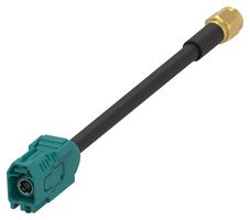 TE CONNECTIVITY 2081345-4 射频/同轴电缆组件, 6.6 ft, 2 m, RG58LL, SMA插头, FAKRA插座, 50 ohm