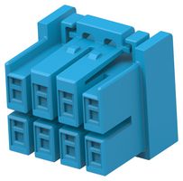 AMP - TE CONNECTIVITY 2420266-8 重载连接器底座, 4mm 间距, WTB, HCI Series, 自由悬挂, AMP HCI 2420268 系列 4.0mm间距线对板插座触点, PBT(聚对苯二甲酸乙二醇酯)主体, 锁扣