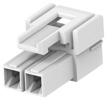 AMP - TE CONNECTIVITY 3-2408780-2 重载连接器底座, 6.2mm 间距, WTW, HCI Series, 自由悬挂, AMP HCI 2408841 系列 6.2mm间距线对线引脚触点, 热塑性主体, 锁扣