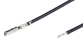 MOLEX 224572-2115 Cable Assembly, Pre-Crimped Lead Stac64 Socket to Free End, 17.7 ", 450 mm, 224572 Series, Black