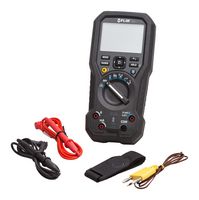 FLIR FLIR DM93-2 手持数字万用表, 交流/直流电流、交流/直流电压、电容、连续性、二极管、频率、电阻、温度, 4.75, 真有效值, 40000, 自动, 手动, 1 kV