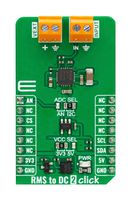 MIKROELEKTRONIKA MIKROE-5821 附加板,RMS 至 DC 2 Click,3.3V/5V 输入,模拟,I2C 接口