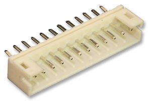 MOLEX 89400-1310 引脚针座, 信号, 线至板, 2 mm, 1 排, 13 触点, 通孔安装, 89400