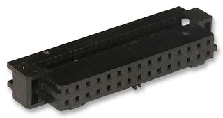 MOLEX 87568-4063 IDC Connector, Black, IDC Receptacle, Female, 2 mm, 2 Row, 40 Contacts, Cable Mount