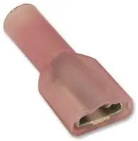 MOLEX 190050004 快速断开端子, InsulKrimp 19005 Series, 母式快速断开, 6.35mm x 0.81mm, 0.25" x 0.032", 22 AWG, 18 AWG