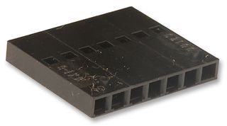 MOLEX 90123-0107 连接器外壳, 黑色, C-Grid III 90123 Series, 插座, 7 路, 2.54 mm, Molex C-Grid III 90119系列公母压接端子