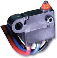 OMRON ELECTRONIC COMPONENTS D2HW-C201M Microswitch, Snap Action, Pin Plunger, SPDT, Wire Leaded, 2 A, 12 VDC