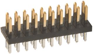 HARWIN M50-3500842 引脚针座, 板至板, 1.27 mm, 2 排, 16 触点, 通孔安装, Archer M50 Series